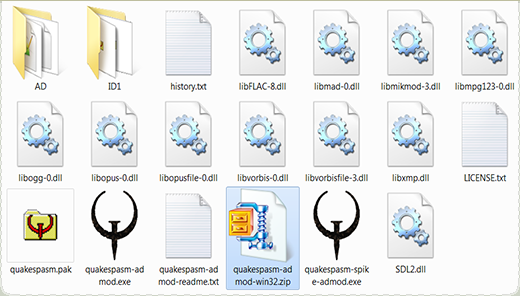 Quake Folder